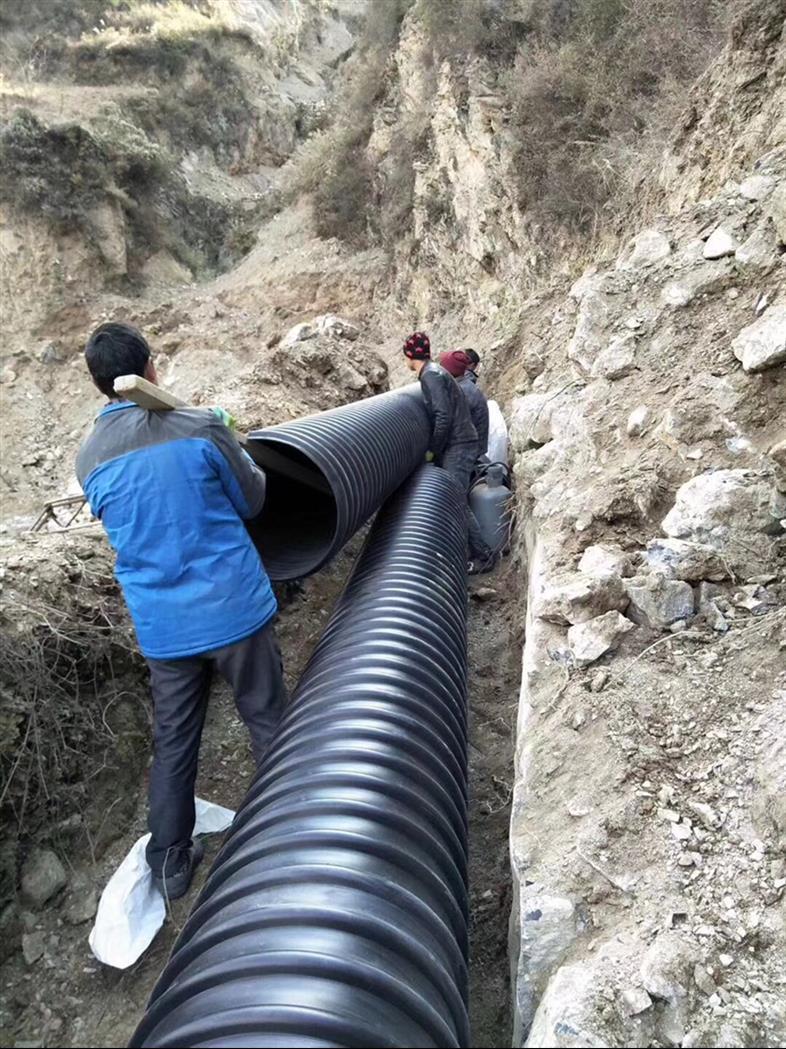 甘孜標準雙壁波紋管廠家直銷 HDPE