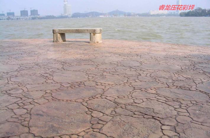 睿龍仿木混凝土壓花地坪