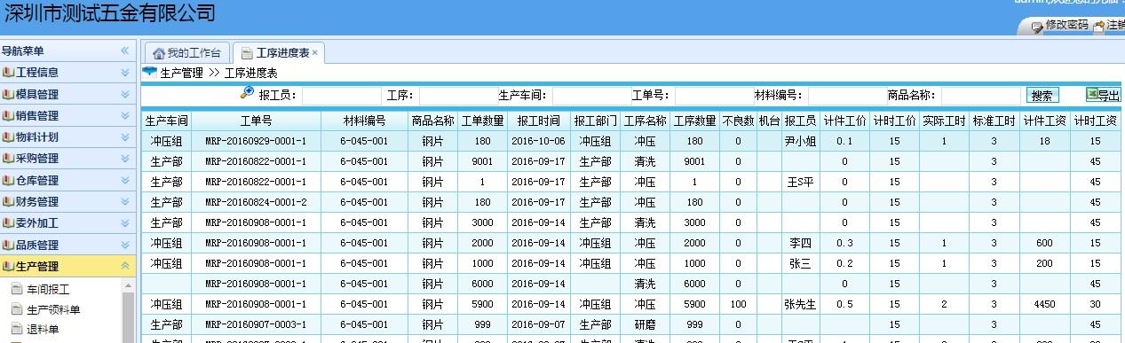 专业生产五金行业erp销售价格