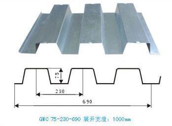 克拉瑪依YX75-230-690樓承板價格 強度高