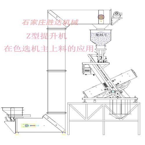 东阳市生姜片不锈钢Z型斗式提升机