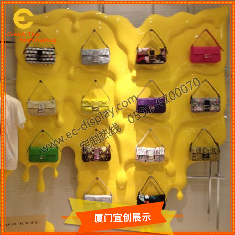 供應玻璃鋼 箱包陳列臺道具 異型陳列臺道具 櫥窗店面陳列裝飾道具