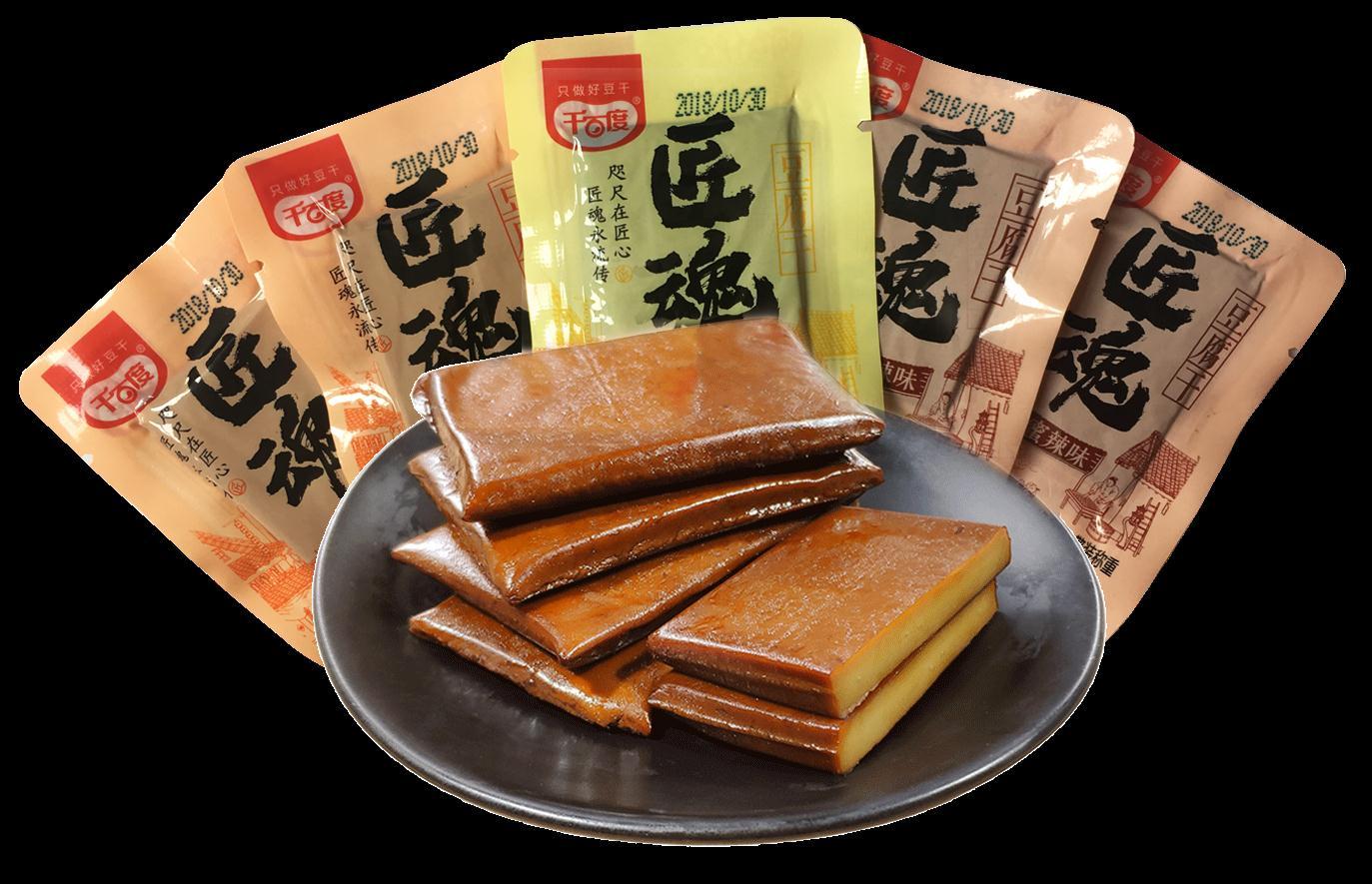豆腐干熱銷 千百度