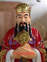 河南佛像廠家**定做 三官大帝樹脂佛像 彩繪紫薇大帝樹脂佛像