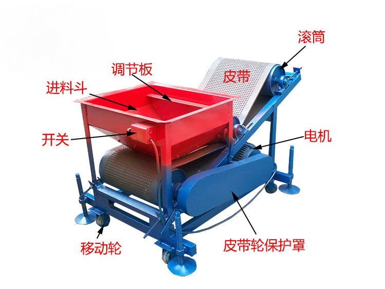 薏米雜質(zhì)清理揚雜機 無風(fēng)式電動紅豆揚場機