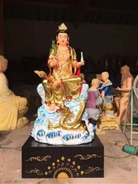 文殊普賢 樹(shù)脂玻璃鋼佛像坐像 佛像加工 尺寸齊全可定