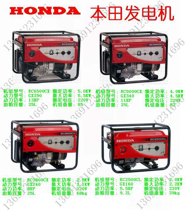 供應(yīng)福建閩東本田汽油發(fā)電機組