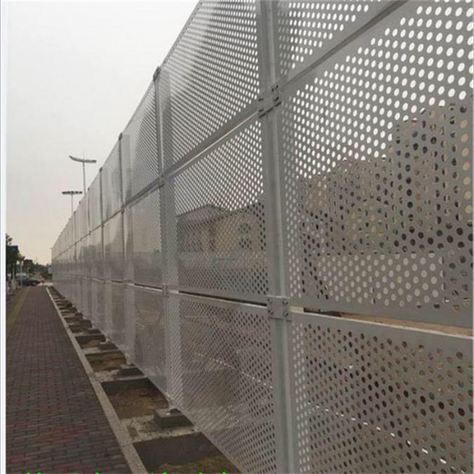 花都沿海防臺風圍擋定制 外墻沖孔護欄 可加工定制