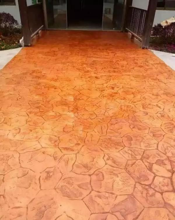 棗莊壓花地坪人工報價 山東景觀壓花地坪施工價格 亞斯特