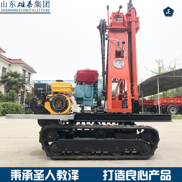 輕便地質勘探巖心鉆機 回轉式巖石打孔液壓鉆機 小型取樣鉆探機