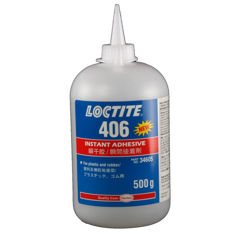 loctite 汉高乐泰406基酸瞬干间快干胶水胶粘剂通用型低粘度乙基类**宁波直销供