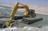 岳陽水挖租賃河道清淤施工方案