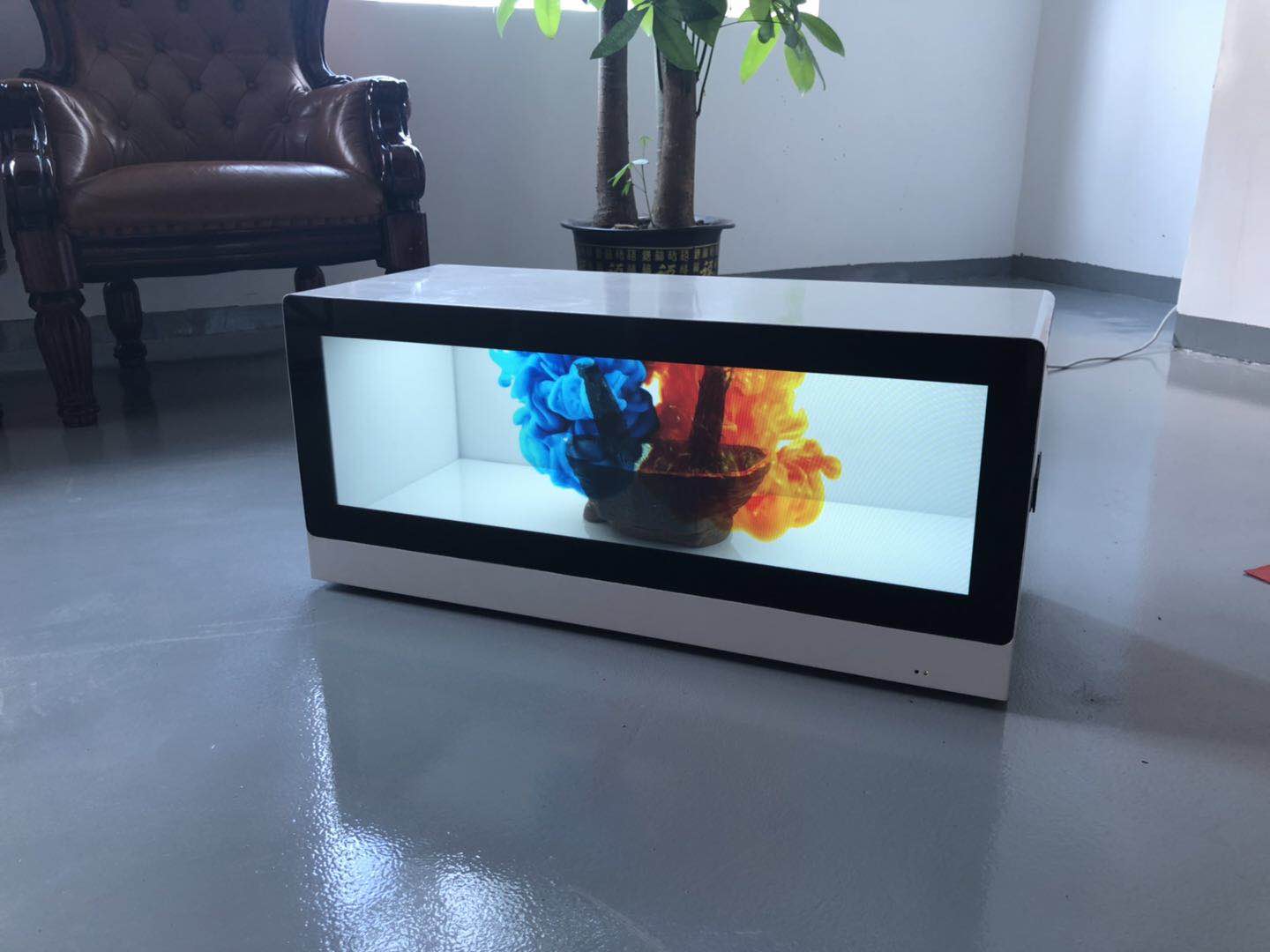 28.8寸透明液晶展示柜，透明液晶屏，橫屏透明展示柜，生產廠家**，透明液晶價格優惠，