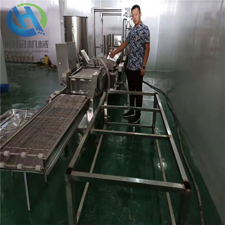 牛蒡條上漿油炸流水線報價