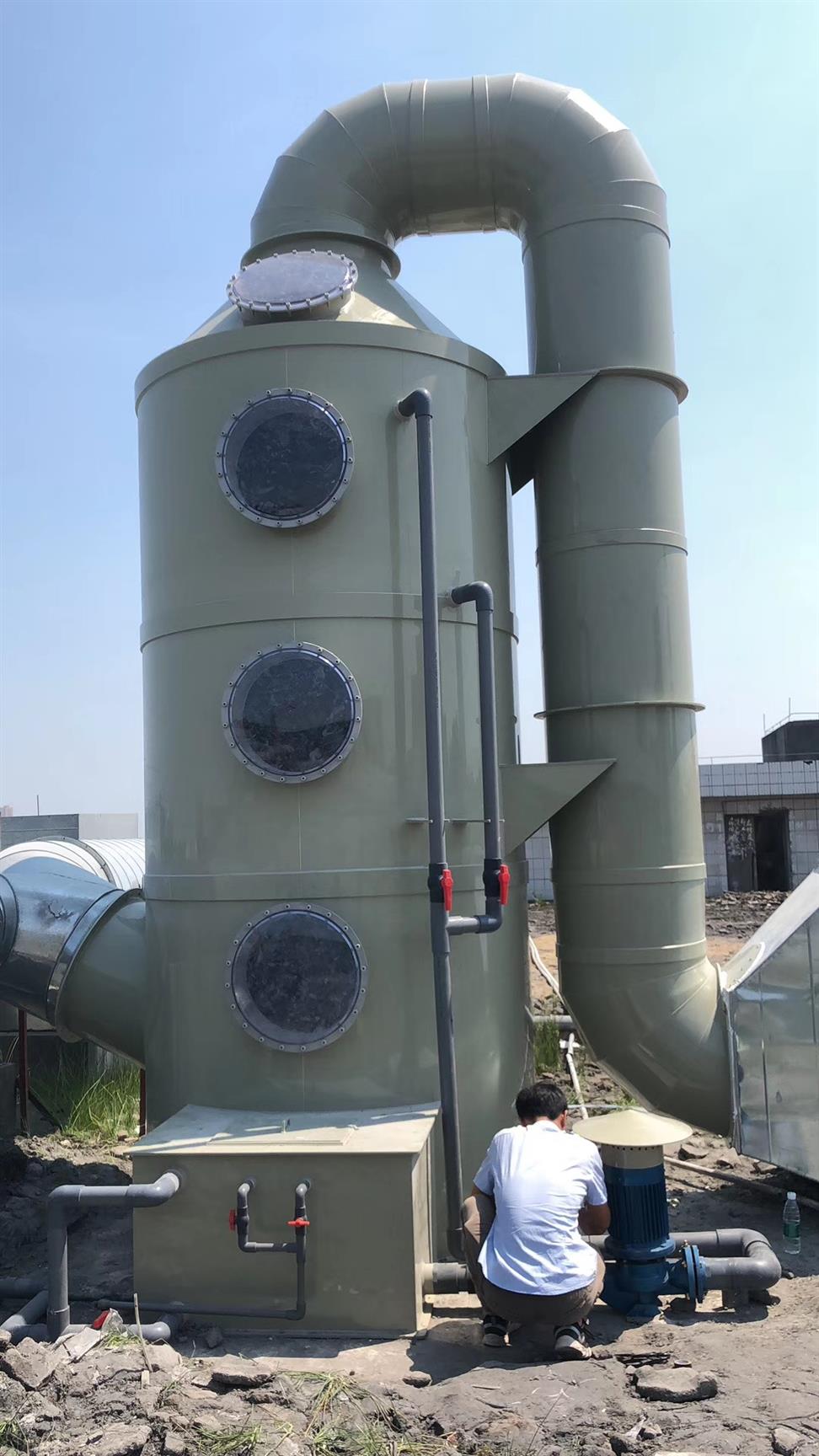 珠海噴漆塑膠廢氣處理