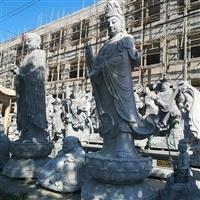 四面觀音造像批發(fā) 千手觀音菩薩佛像 觀音石雕 福建石雕廠