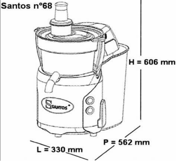 SANTOS 68蔬果榨汁机批发