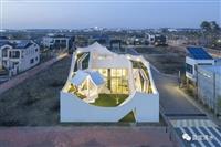 白色清水混凝土飛艇 建筑鑒賞