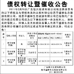 新泰电视台综合频道 农村信用社债权催收公告