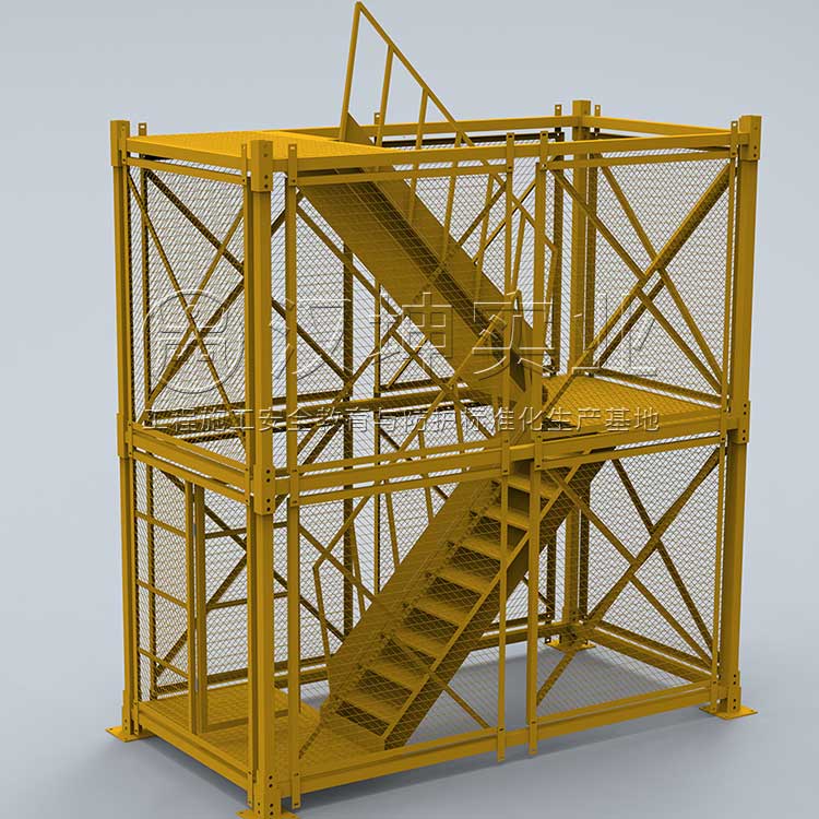重慶組合式安全籠梯 無錫鋼結構梯籠廠家