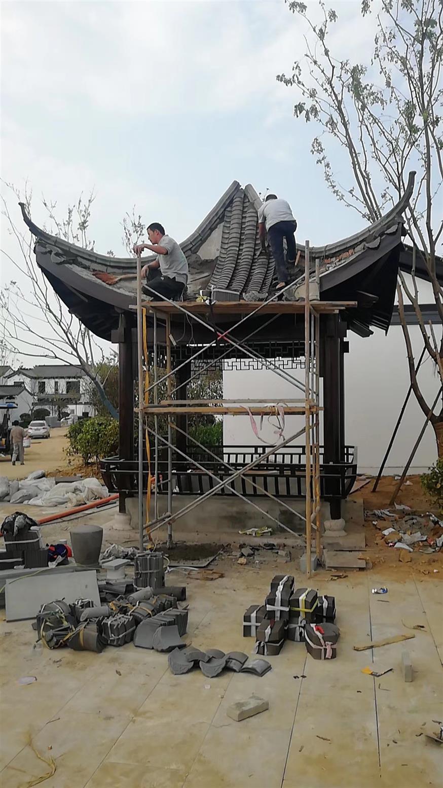 沈阳景观石)私家别墅庭院花园设计厂家