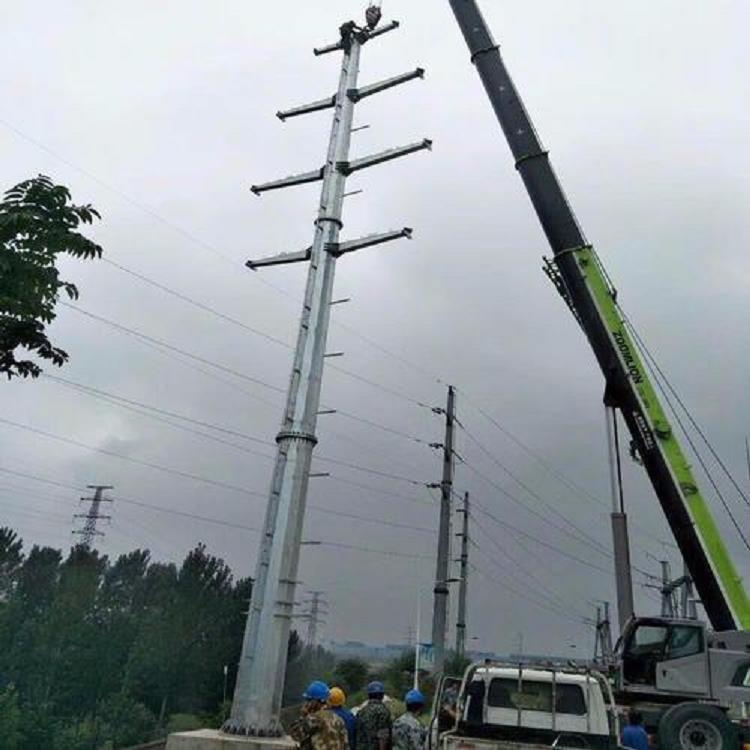 泉州單回路電力鋼管桿