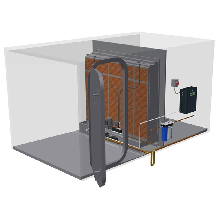 天津机组空调湿膜加湿器厂家 循环水湿膜加湿器