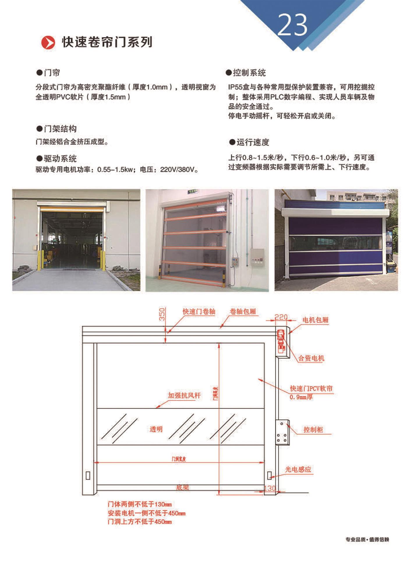 吴门桥快速门厂家