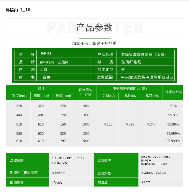 HEPA高效过滤网