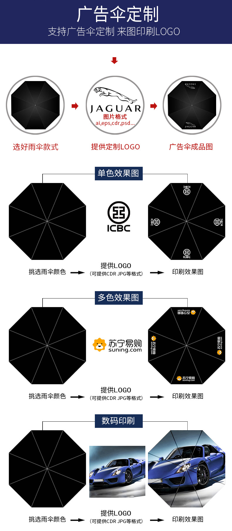 广告三折伞厂家