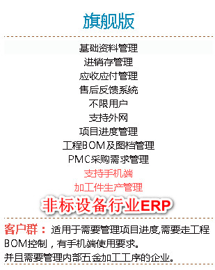 长沙机械ERP规格 模具ERP