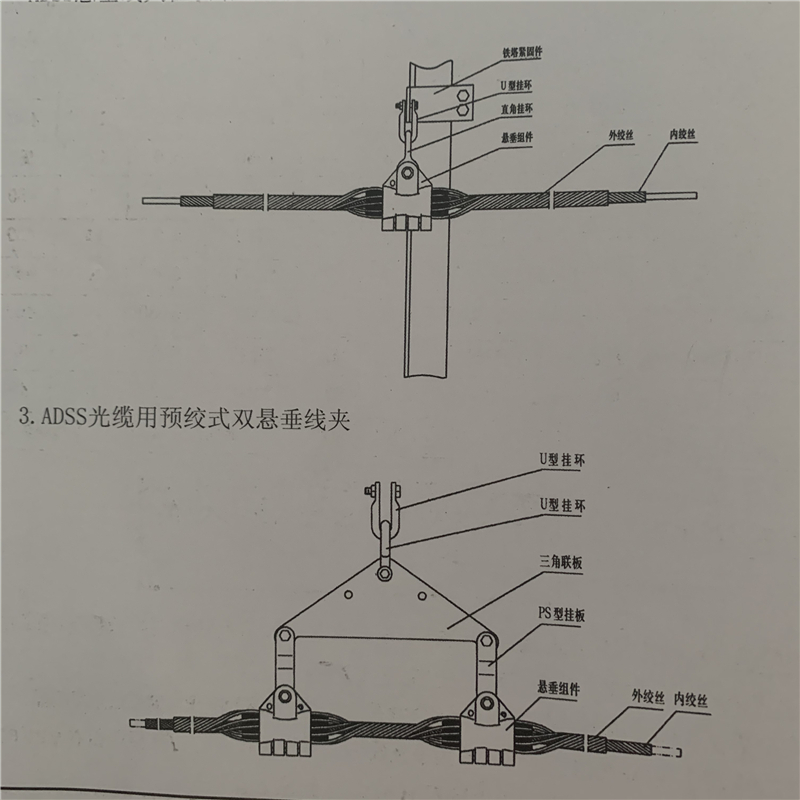 廣安opgw光纜金具安裝圖廠家