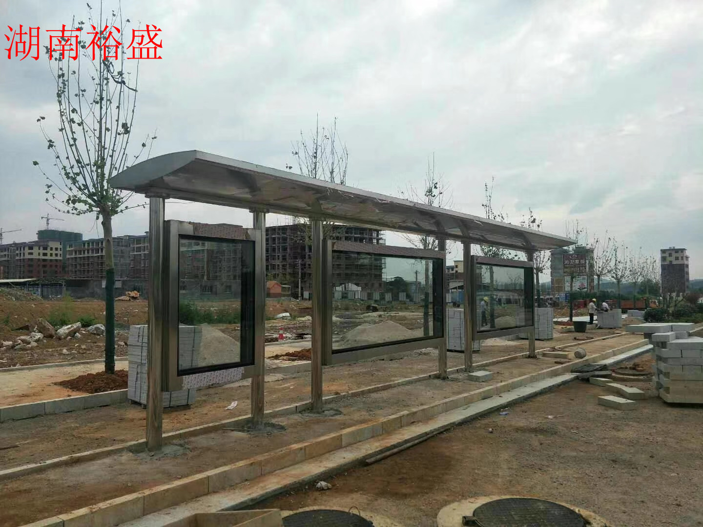 贛州碳鋼候車亭設(shè)計