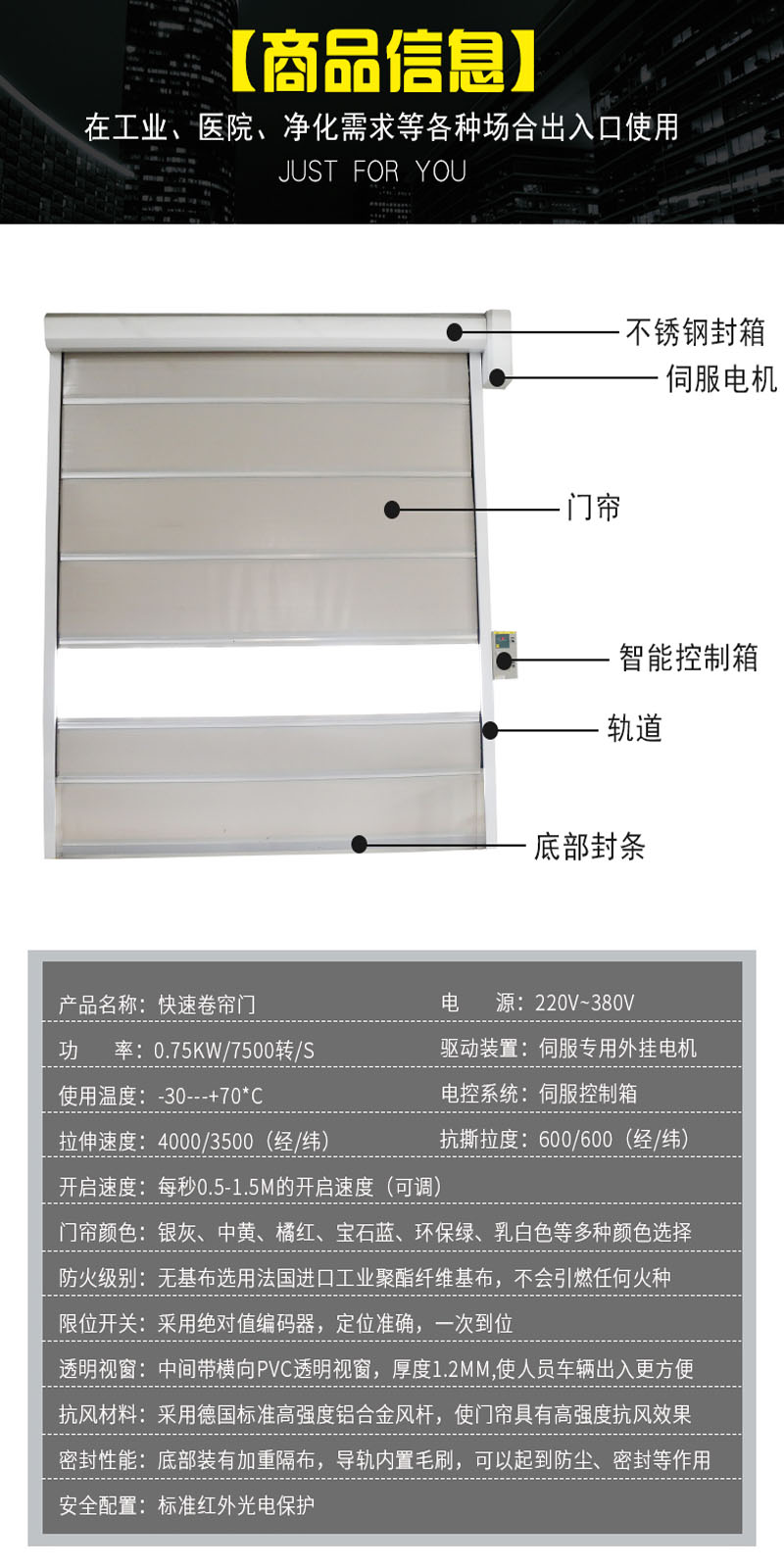 常州工业快速门电话