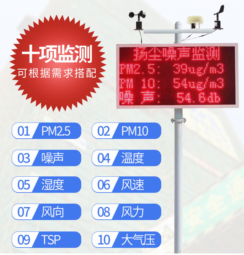 丹東在線工地揚塵監(jiān)測系統(tǒng) 穩(wěn)定性強