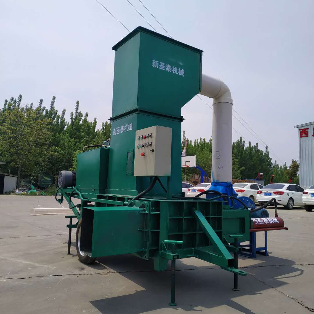 忻州雙缸玉米秸稈飼料壓塊機套袋打包機廠家