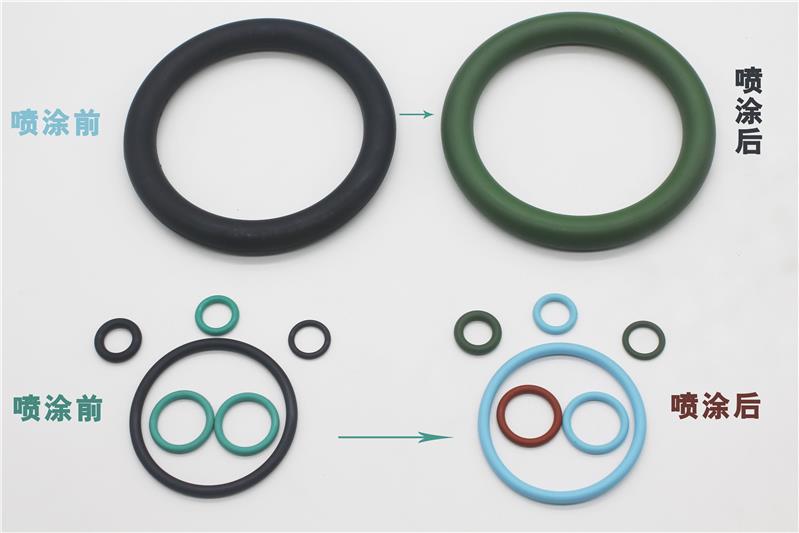 揭阳橡胶密封圈ptfe喷涂供应