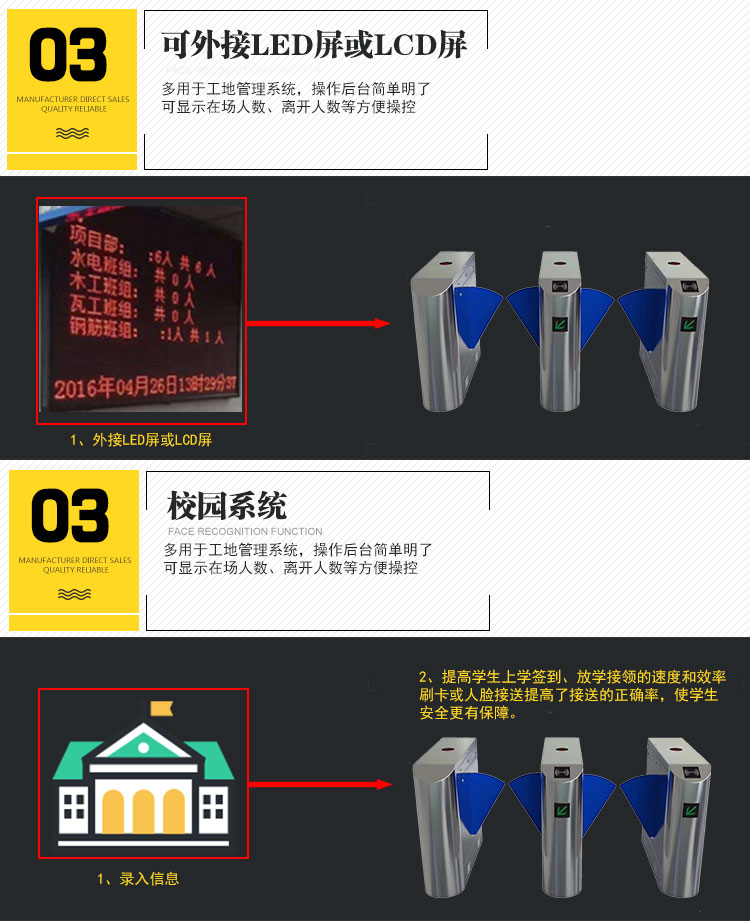 广州智能翼闸厂家