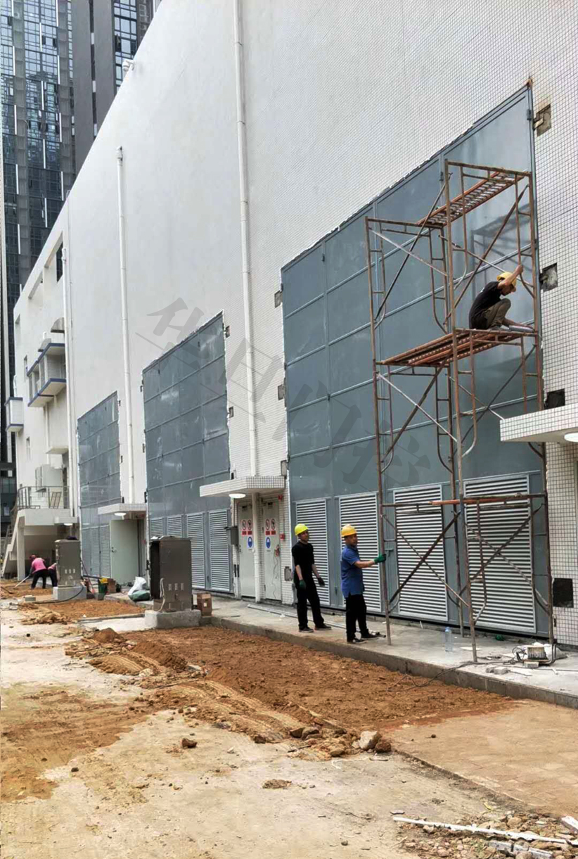 变压器室钢门窗，变压器室门，变压器室折叠门实体厂家