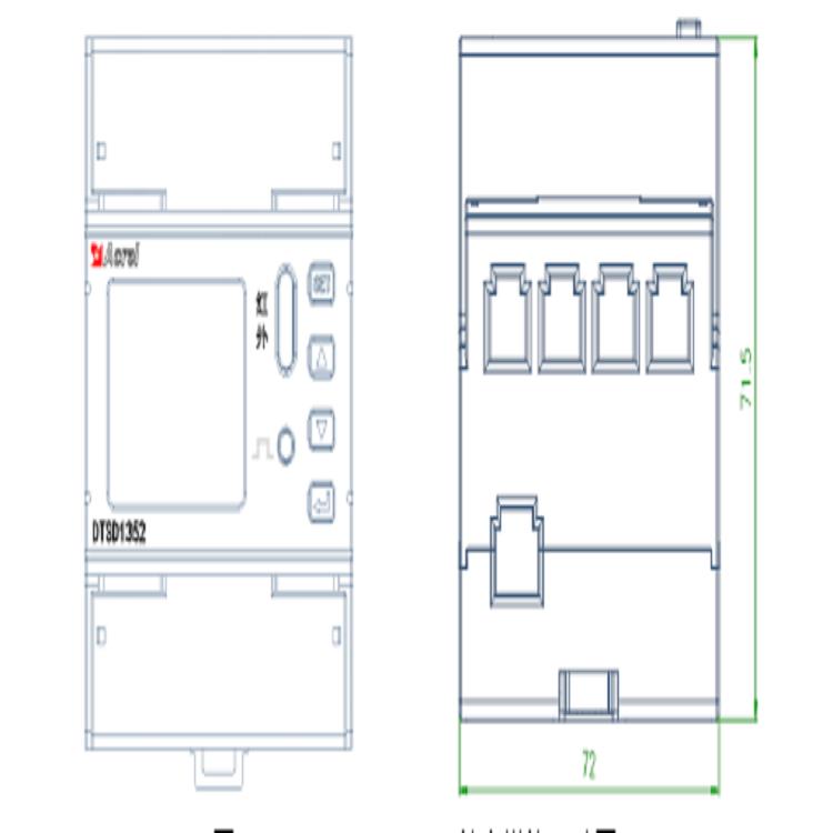 多回路5G基站导轨式电力仪表参数