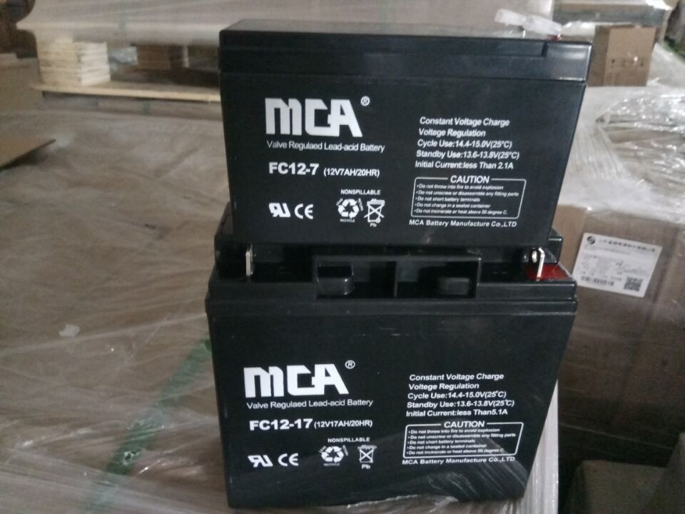 MCA銳牌FC12-100蓄電池12V100AH規格參數報價