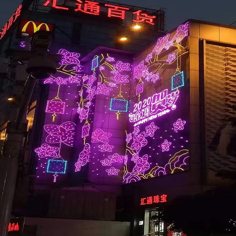 夜景灯饰 LED夜景灯饰画 阳江LED灯画