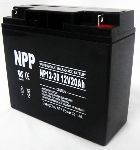 NPP耐普蓄電池NP12-20 12V20AH 免維護(hù)鉛酸蓄電池 UPS太陽(yáng)能照明