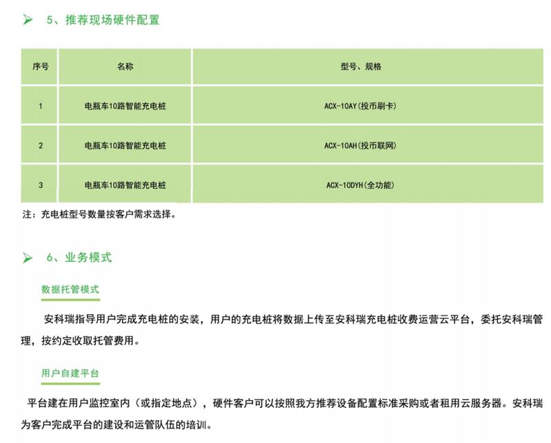 安科瑞电动车智能充电桩