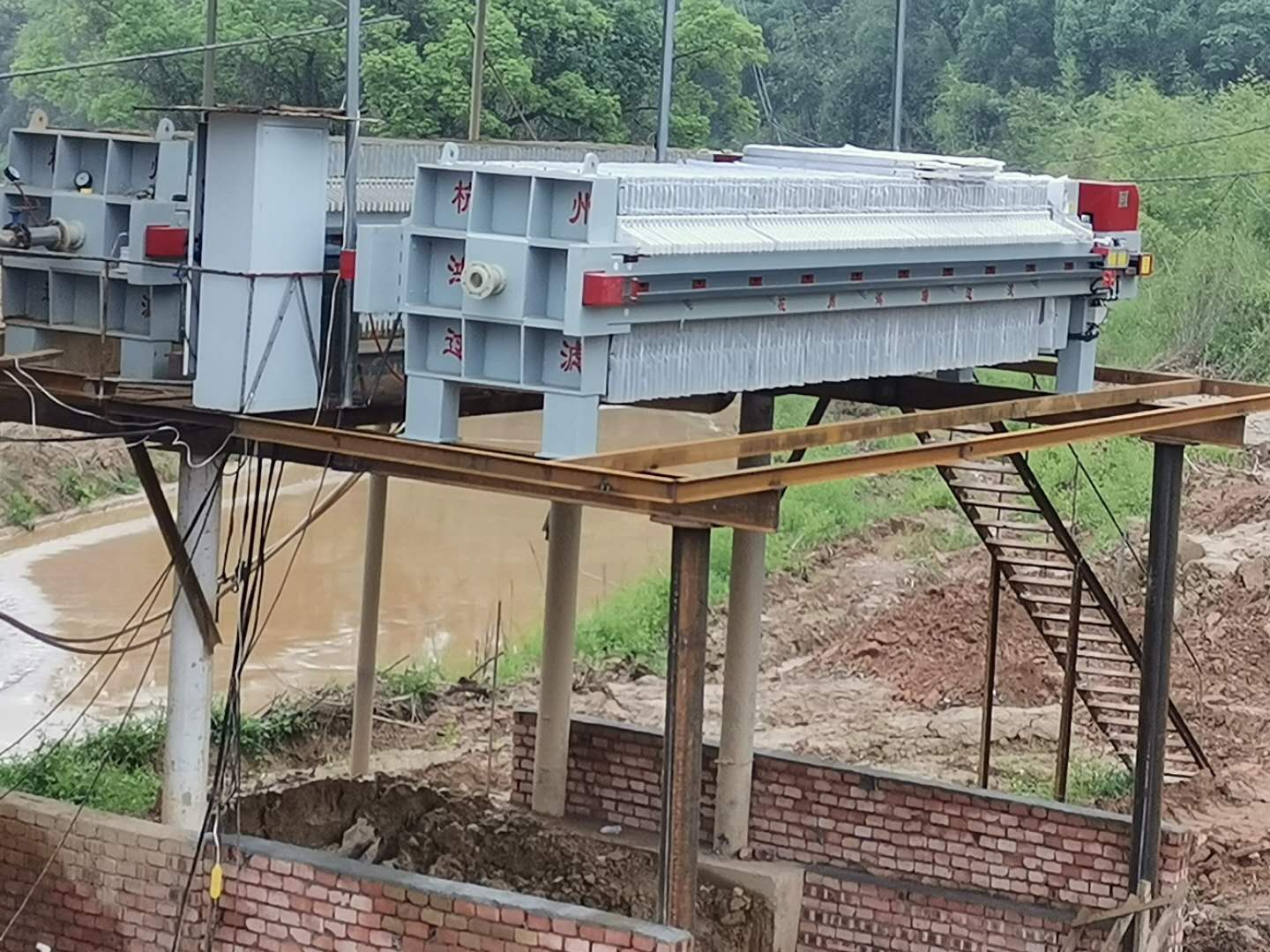 打桩板框压滤机型号 厢式压滤机 稳定运行