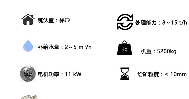 福建跳汰机规格