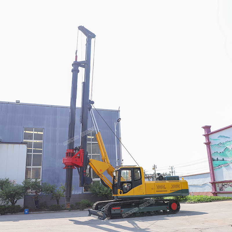 機鎖桿旋挖鉆機旋挖鉆機大口徑打樁機地基打樁機建筑工地用打樁機