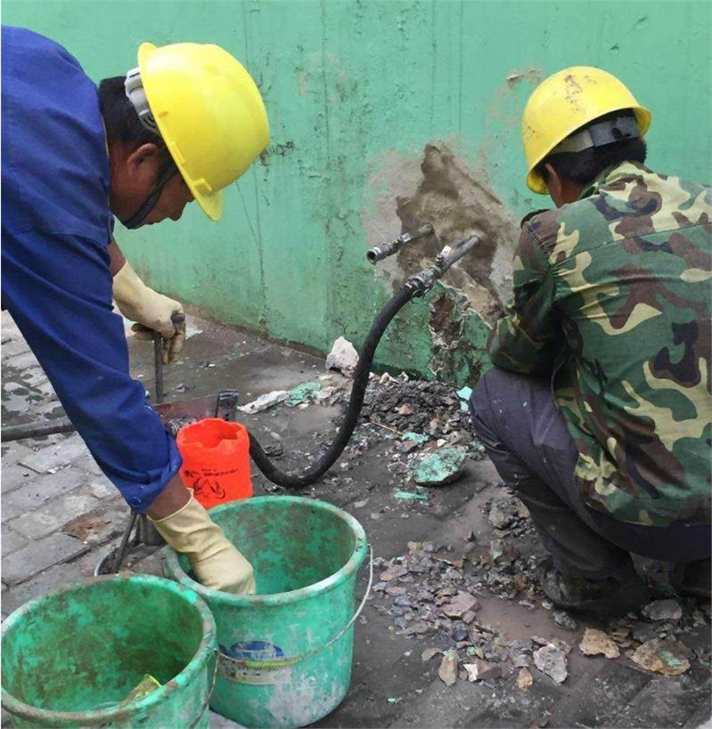 电缆隧道沉降缝防水堵漏施工