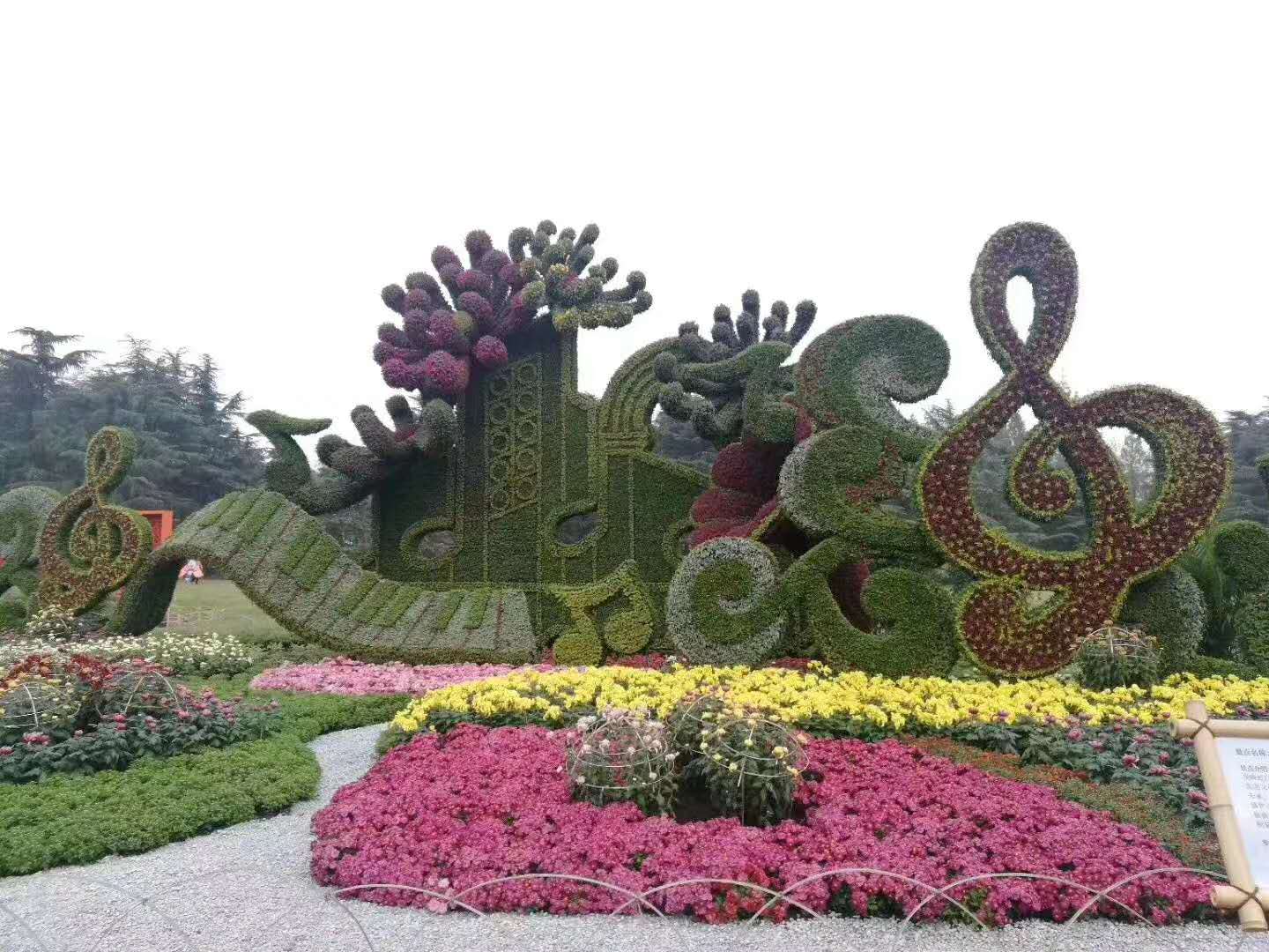 慶陽真植物五色草綠雕造型承接 景觀綠雕 城市綠雕景觀