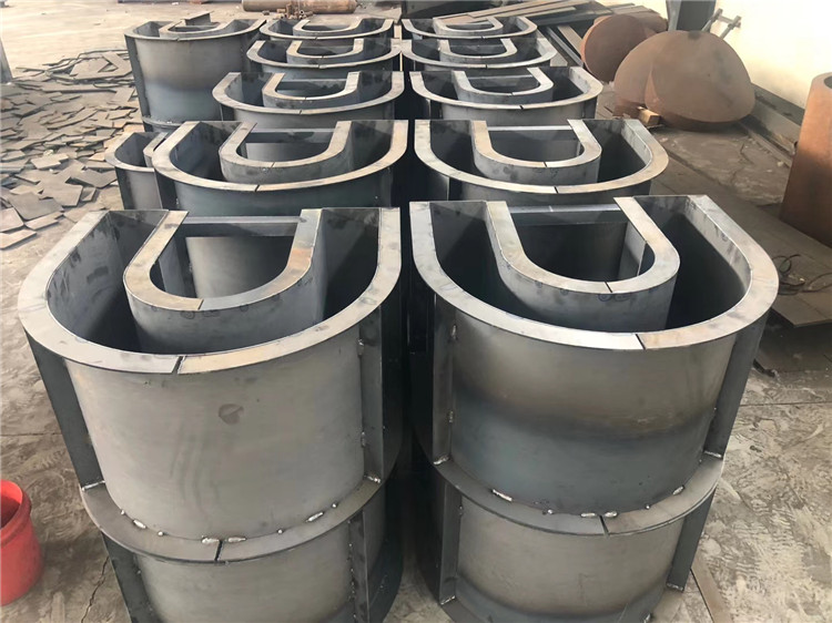 預(yù)制U型槽模具 制作外形鋼模 澆筑砼定型用